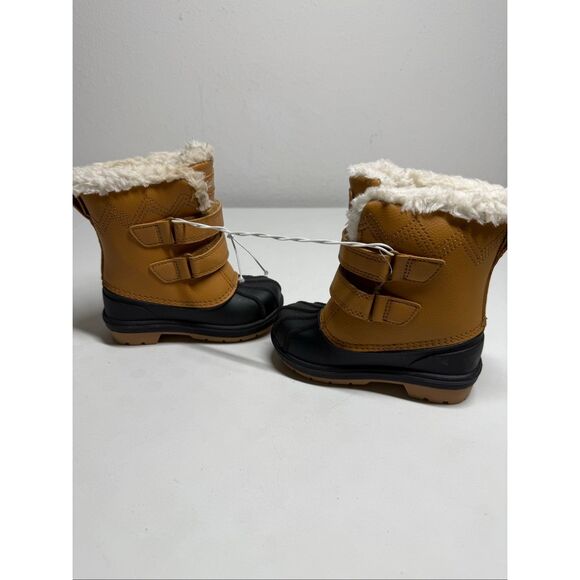 NWOT Cat & Jack Toddler Denver Winter Boots Cognac Size 7 See Description - Picture 9 of 9